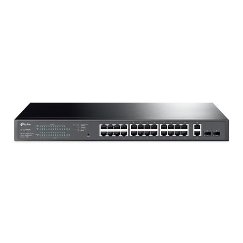 TP-Link 18-Port 10/100/1000Mbps Gigabit Easy Smart Switch with 16-Port PoE+ - TL-SG1218MPE