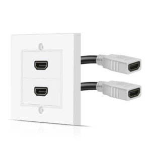 Twin HDMI Wall Faceplate