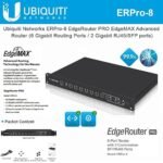 Ubiquiti 8 port  2Sfp Edgerouter, ERPro-8