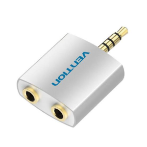 Vention 4 Pole 3.5mm Male to two 3.5mm Female Audio Adapter