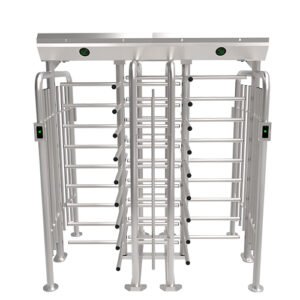 ZKTeco FHT2422D Double Lane Full Height Turnstile with InBio Pro Controller and Finger Print Reader