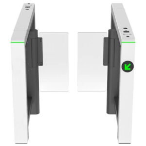 ZKTeco SBT2022S Swing Barrier with controller and fingerprint and RFID readers