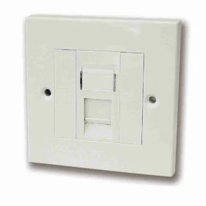 Siemon Cat 6A 10G Double/ Single Faceplate